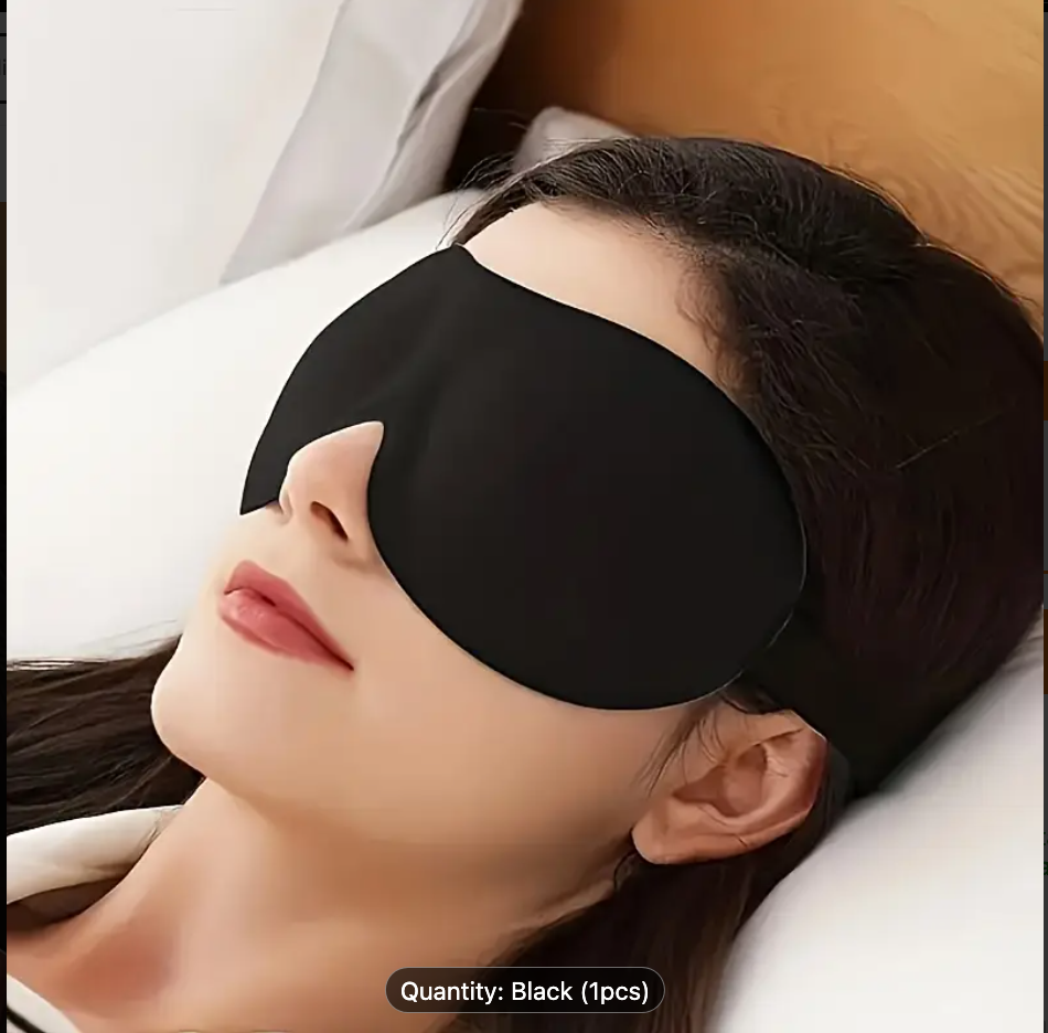 3D Contoured Sleep Mask, Deep Sleep 3D Mask