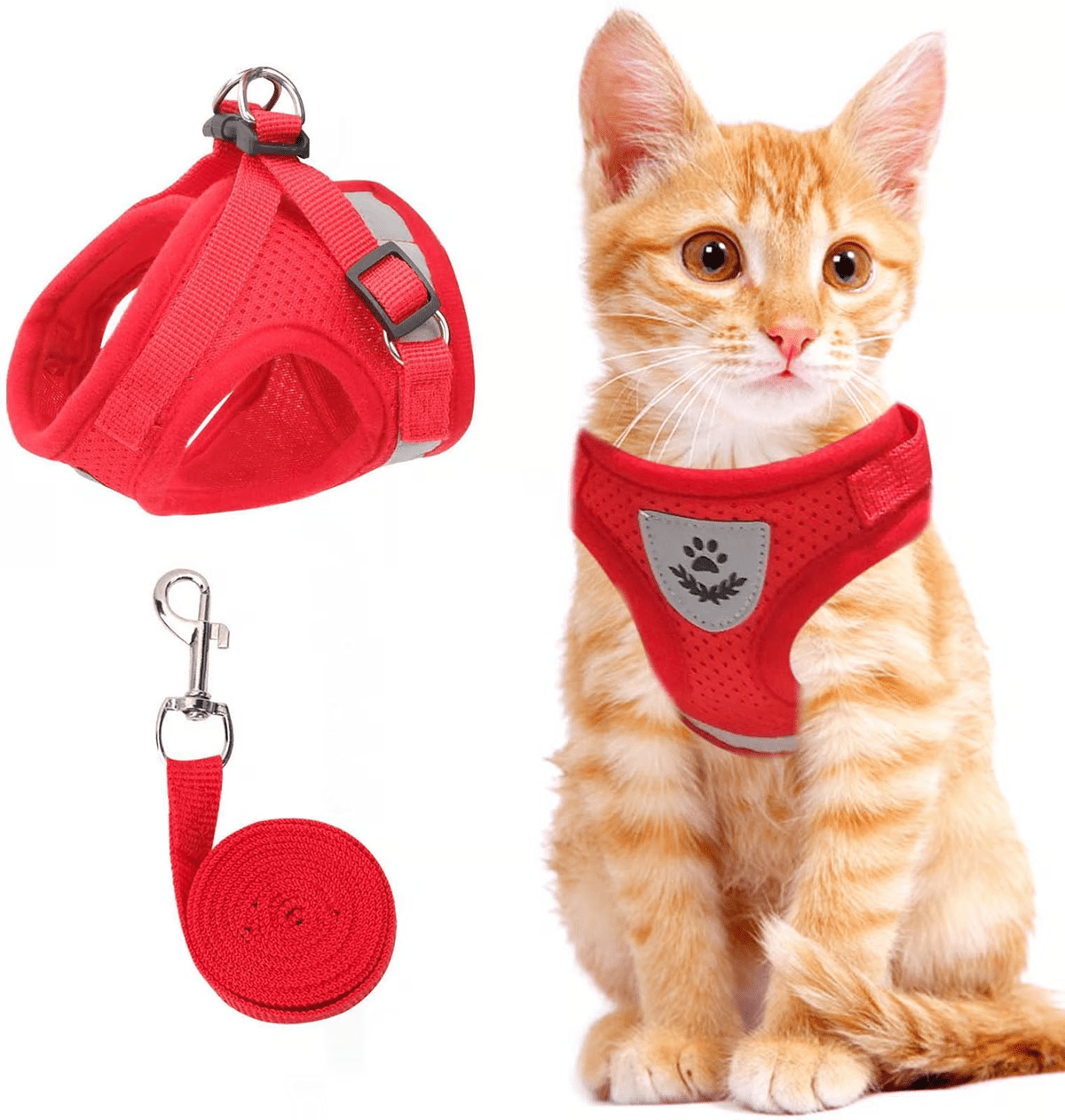 Adjustable Breathable Luminous Purrfect Feline Freedom Harness