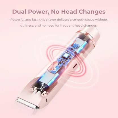 SilkEdge™ - 2 in 1 Painless Bikini & Facial Hair Trimmer