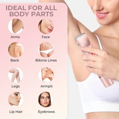 SilkEdge™ - 2 in 1 Painless Bikini & Facial Hair Trimmer