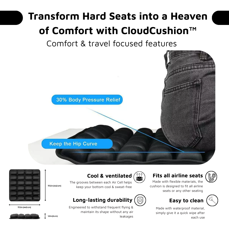 LXL™ - TravelEase CloudComfort Cushion