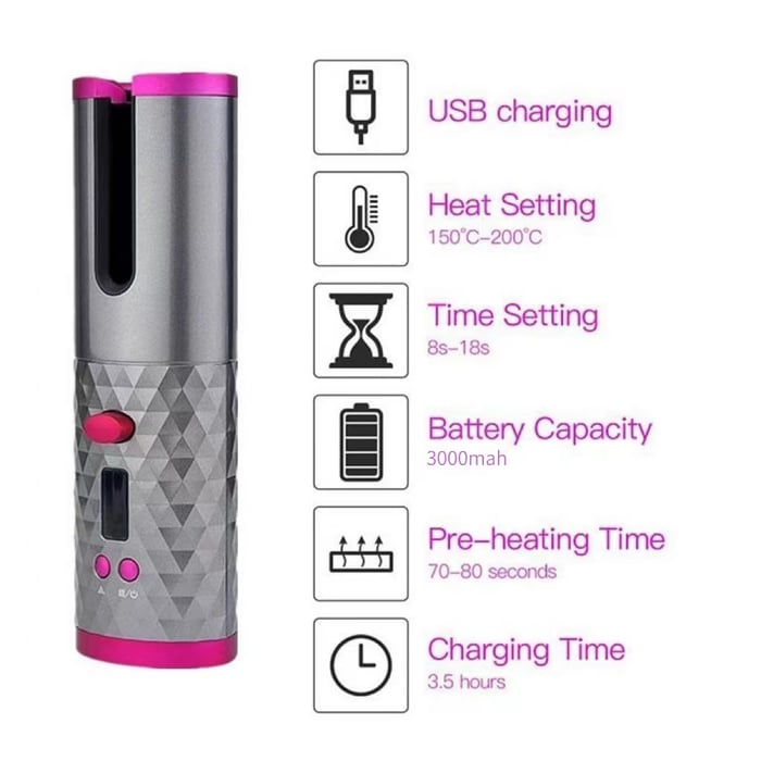 WaveMaster™ - Cordless Automatic Hair Curler