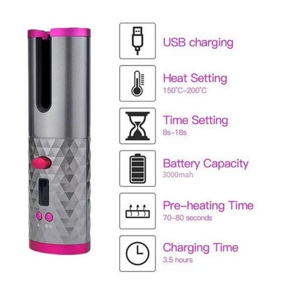 WaveMaster™ - Cordless Automatic Hair Curler