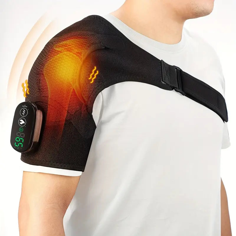 UltraVibe™ Heated Shoulder Wrap (Instant Relief)