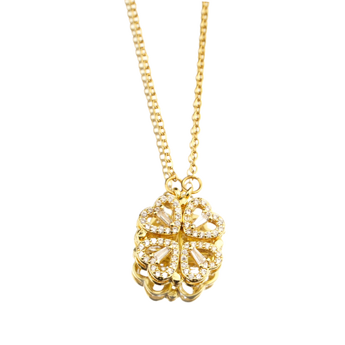 Four Leaf Clover Eternal Love Necklace