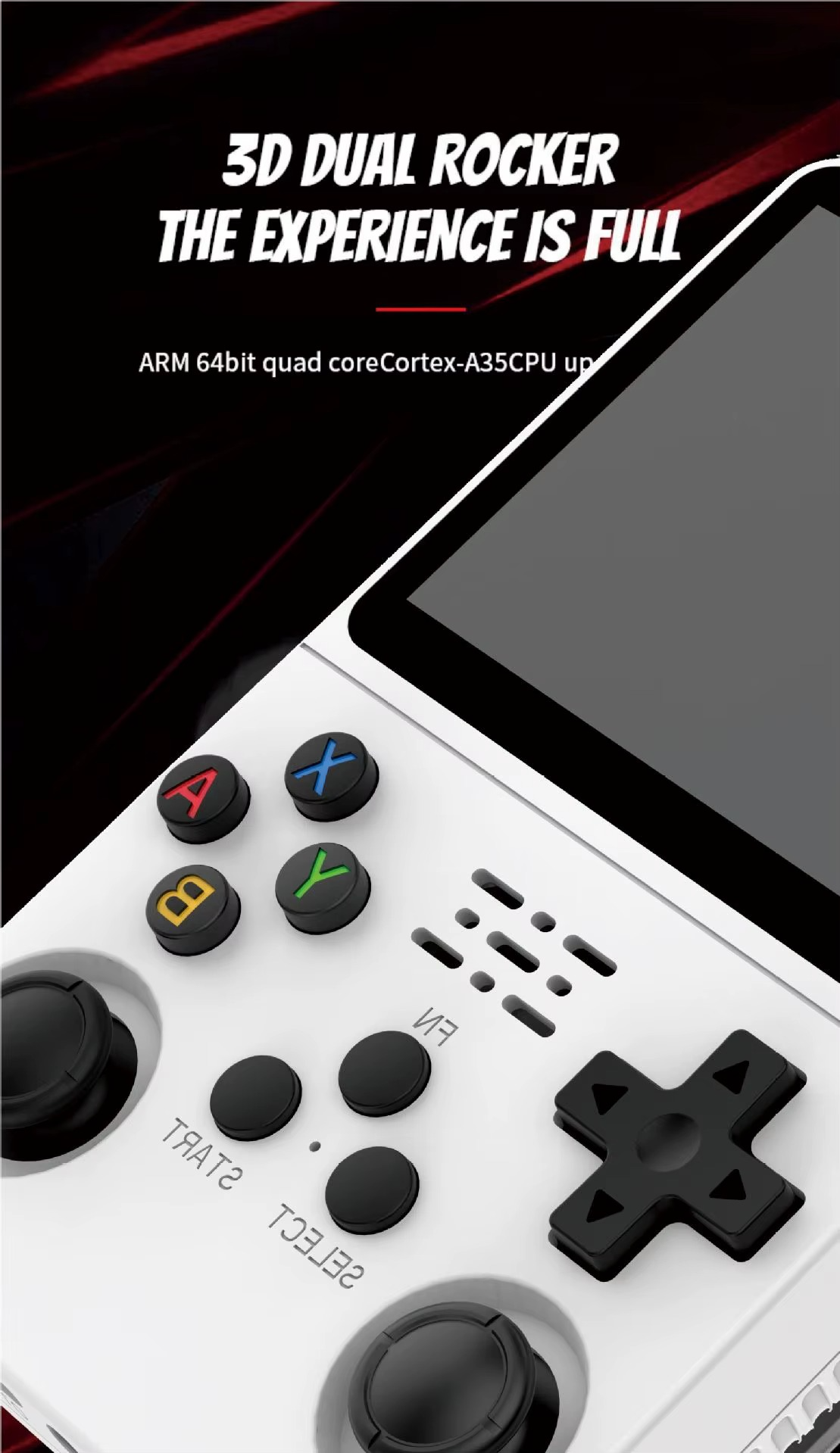 R36S Retro Handheld Game Console - 3.5" IPS & 15k+ Games