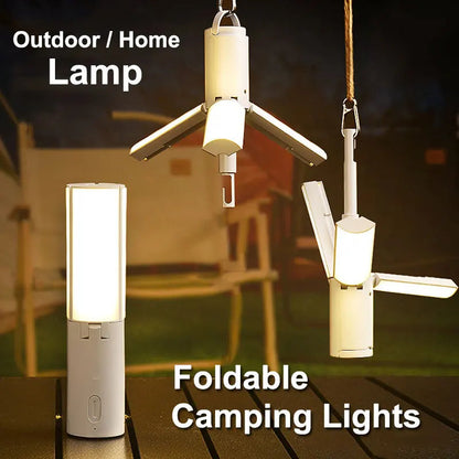 LumeFold™ - Portable Folding LED Camping Lantern – Rechargeable & Versatile