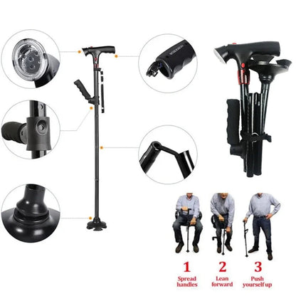 GuardianPro™ - Upright Walking Cane