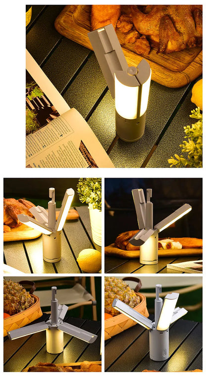 LumeFold™ - Portable Folding LED Camping Lantern – Rechargeable & Versatile