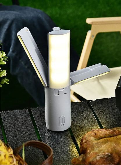 LumeFold™ - Portable Folding LED Camping Lantern – Rechargeable & Versatile