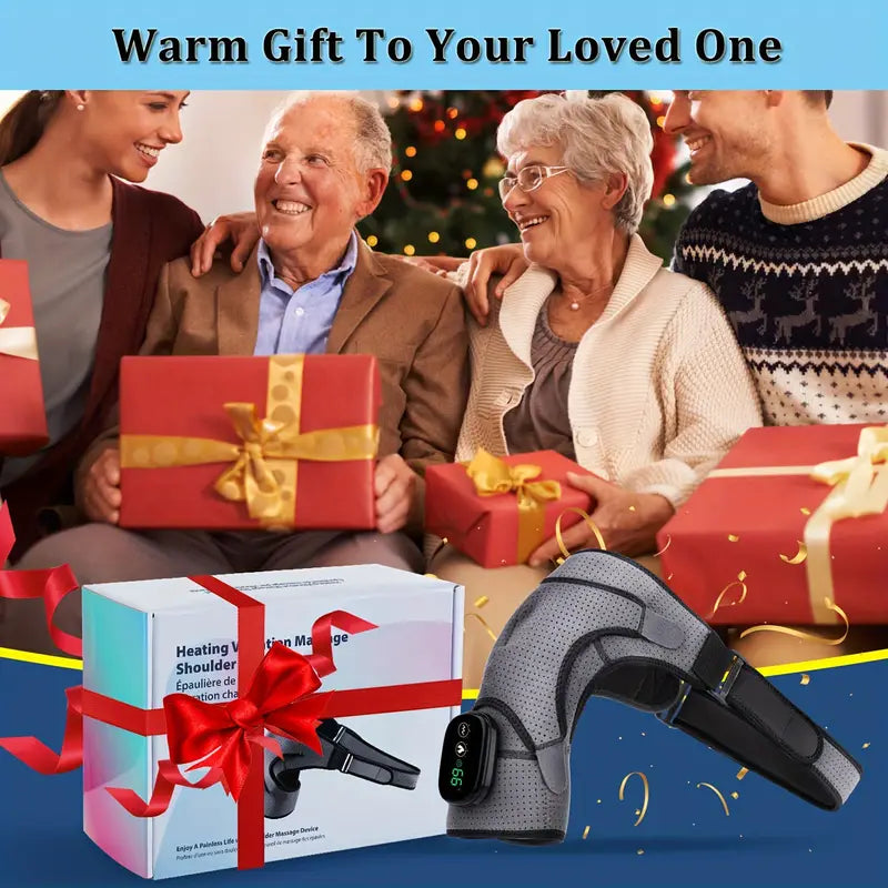 UltraVibe™ Heated Shoulder Wrap (Instant Relief)