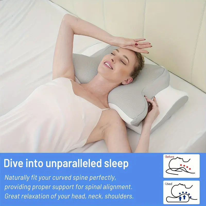 ComfortAlign™ - PREMIUM ERGONOMIC PILLOW