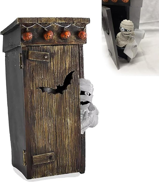 💀Funny Outhouse Mummy Toy
