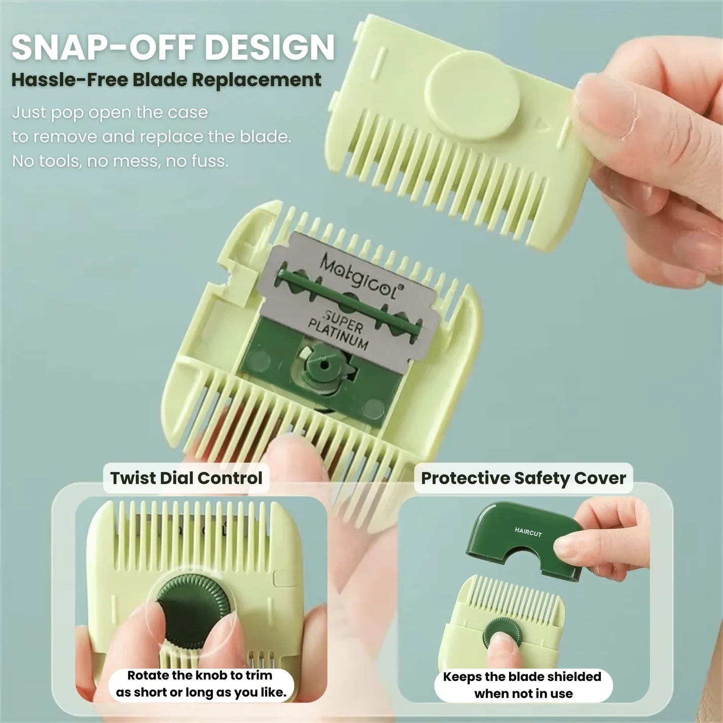 Snip-Snip Buddy: The Friendly Hair‑Cutting Comb for Kids