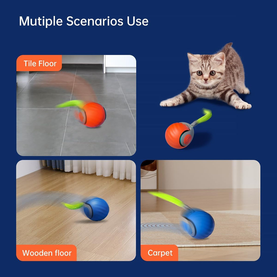 SpeedyTail 2.0™ - Smart Cat Toy (3PCS)
